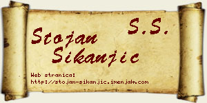 Stojan Šikanjić vizit kartica